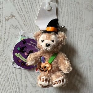 Tokyo DisneySea Duffy Halloween plush keychain with tags